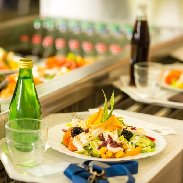 Canteen,Serving,Tray,Healthy,Fresh,Salad,Cafeteria,Lunch,Food,Self-service
